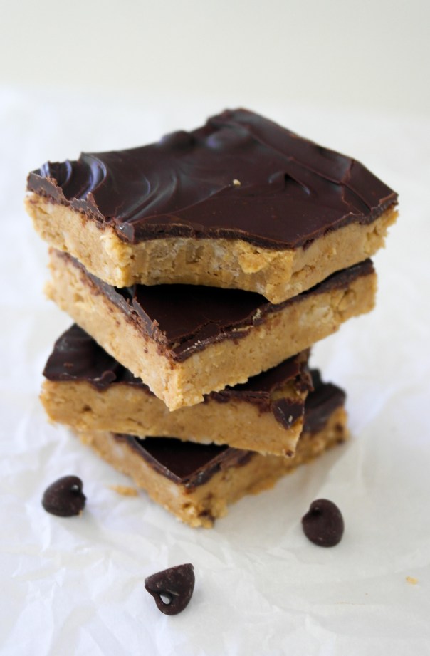 Chocolate Peanut Butter Oatmeal Bars