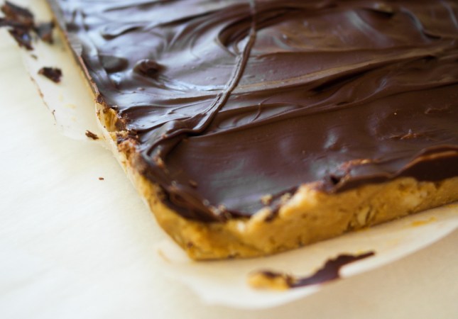 Chocolate Peanut Butter Oatmeal Bars