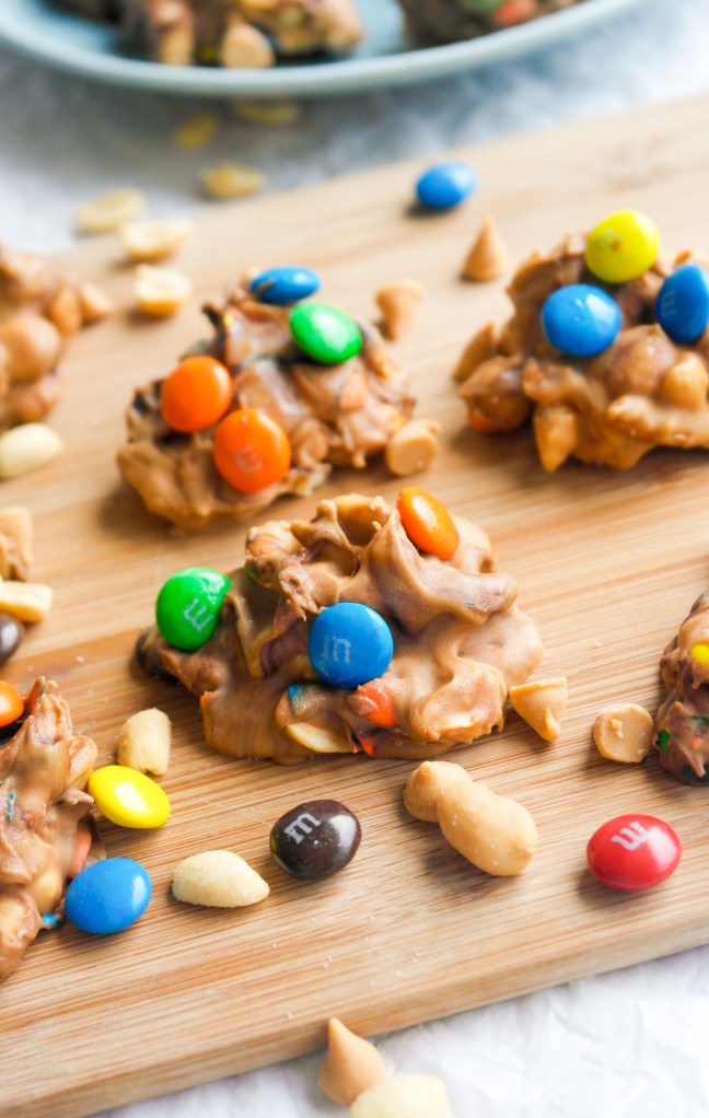 Butterscotch Peanut Butter Pretzel Clusters