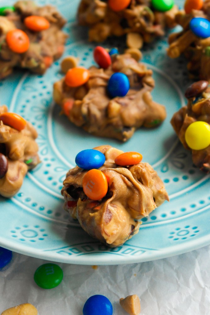 Butterscotch Peanut Butter Pretzel Clusters