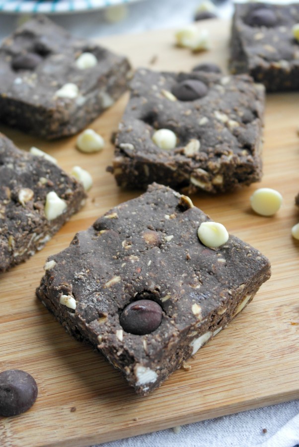 Chocolate Peanut Butter Oat Bars