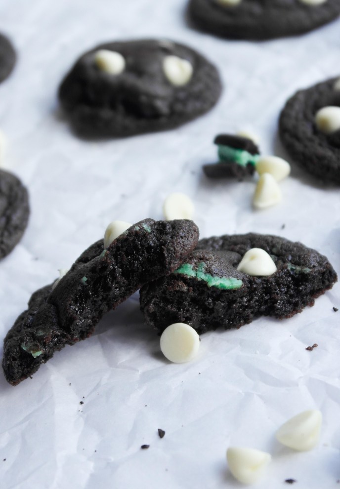 Double Chocolate Mint Oreo Cookies