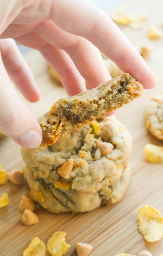 Butterscotch Cornflake Cookies