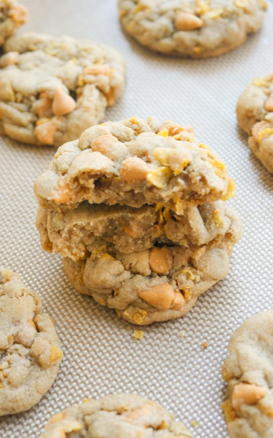 Butterscotch Cornflake Cookies
