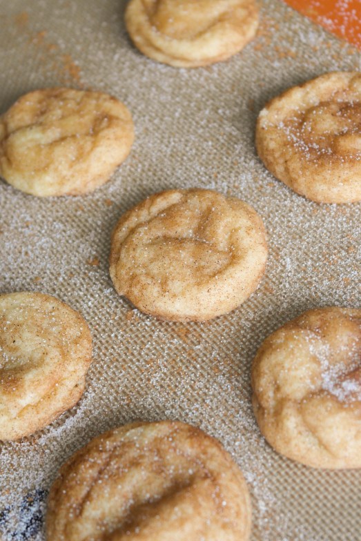 Soft and Thick Snickerdoodle Cookies