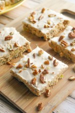 Spiced Zucchini Carrot Bars