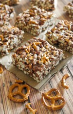 Nutella Pretzel Marshmallow Bars