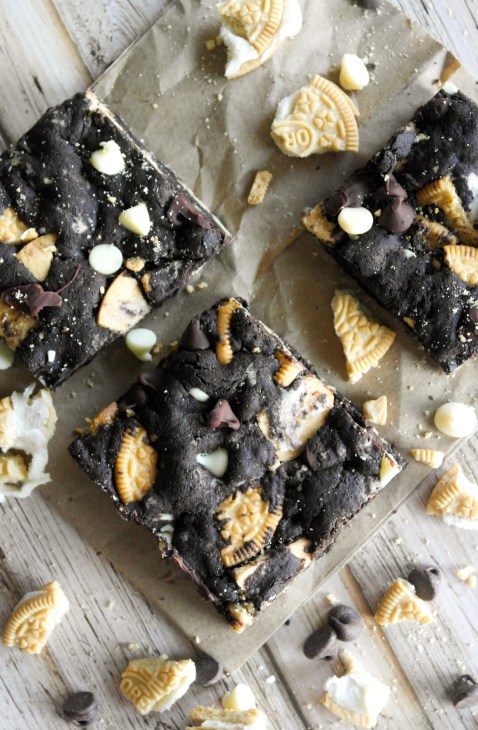 Chocolate Golden Oreo Cookie Bars