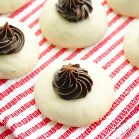 Nutella Thumbprint Cookies